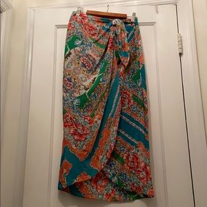 Silk Wrap Skirt